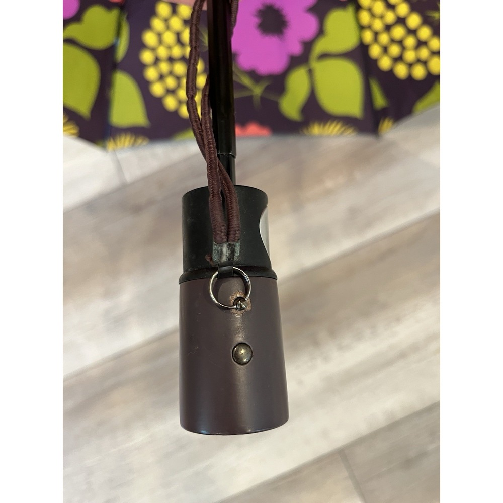 Umbrella Marimekko Kukkatori by Maija Isola Floral Green Pink Yellow Orange - Picture 10 of 16